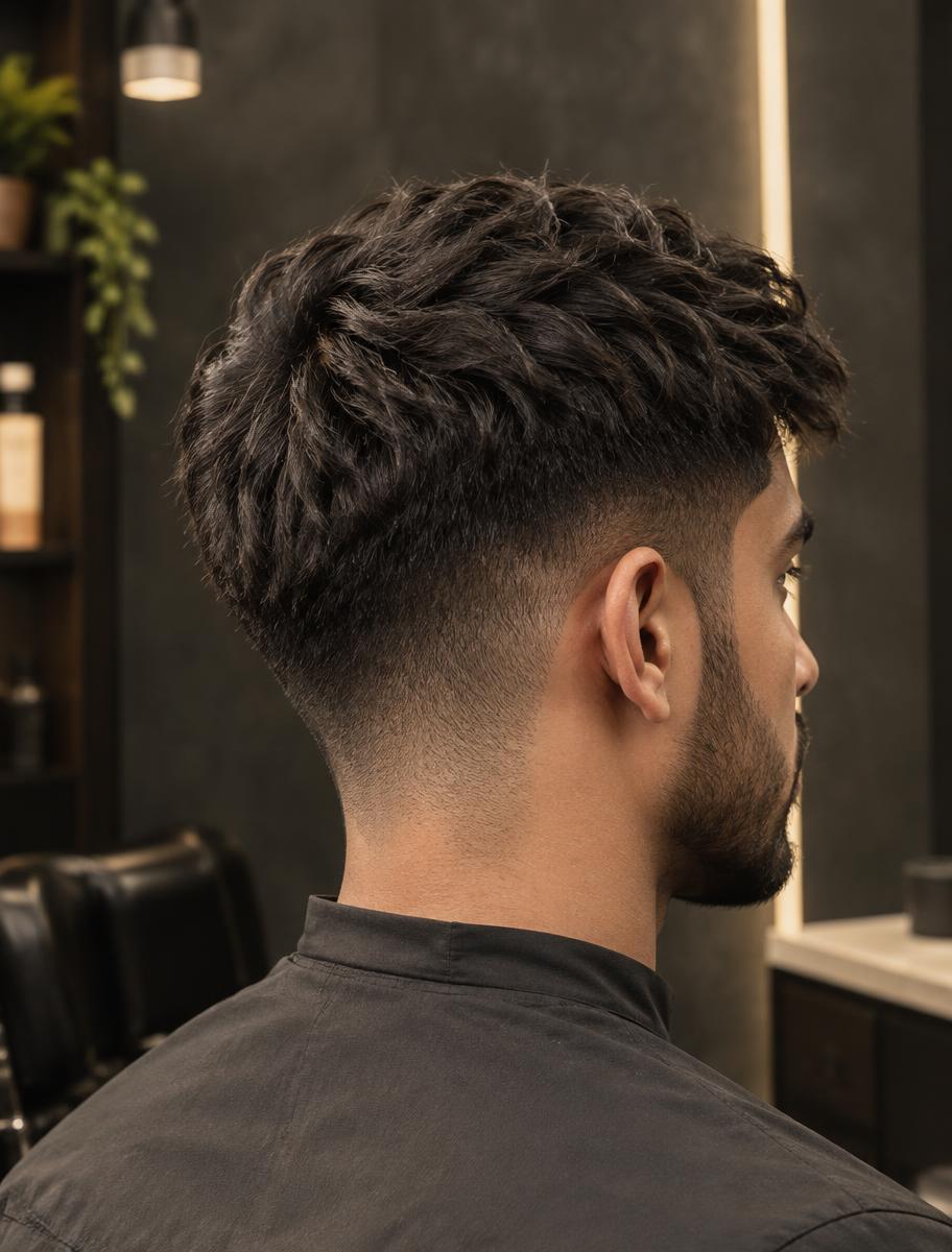 Fresh textured crop with a clean taper